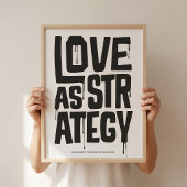 L'amour comme stratégie - Impression typographique