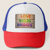 L'amour construit des ponts - casquette (Devant)