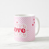 "L'amour dans chaque sip - Mug romantique avec D c (Devant droit)
