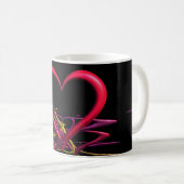 L'amour dans la tasse de café dans l'obscurité (Devant droit)