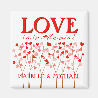 L'amour dans l'air Coeur Arbre couple aimant
