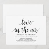 L'amour dans l'air, invitations de fuite pour mari (Devant / Derrière)