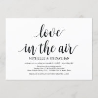 L'amour dans l'air, invitations de fuite pour mari