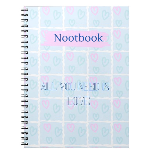 L'amour dans le carnet pastel (Devant)