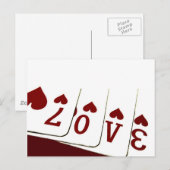 L'amour dans le coeur Jouer des cartes (Devant / Derrière)