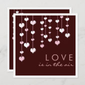 L'amour dans les coeurs de l'air Invitation du gro (Devant / Derrière)