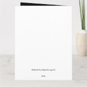 L'amour dans l'obscurité Carte de voeux vierge (Dos)