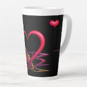 L'amour dans l'obscurité Latte Mug (Angle droit)