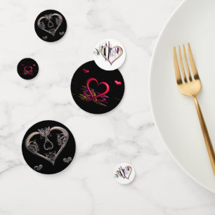 L'amour dans l'obscurité Table Confetti