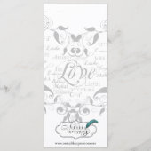 L'amour dans n'importe quelle langue dans le menu (Dos)