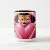 L'amour dans une coupe : Mug de café de la Saint-V (Centre)