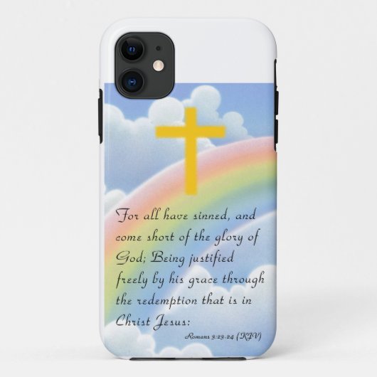 L'amour de Dieu avec le coque iphone croisé de (Dos)