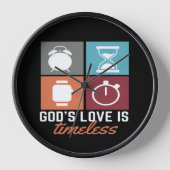 L'Amour de Dieu est une horloge chrétienne intempo (Recto)