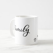 L'amour de la famille est la plus grande tasse de (Devant gauche)