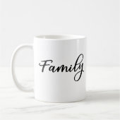L'amour de la famille est la plus grande tasse de (Gauche)