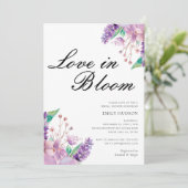 L'amour de la lavande en fleur Invitation de la do (Debout devant)