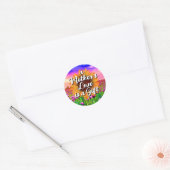 L'amour de la mère est un cadeau | Stickers florau (Enveloppe)
