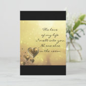 L'Amour De Ma Carte De Voeux Vie (Debout devant)