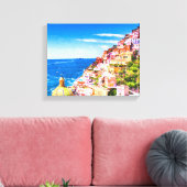 L'Amour De Positano Italie Toile Enveloppée (Insitu(Salon))