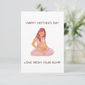 L'amour de votre bosse : une carte de message pour (Debout devant)