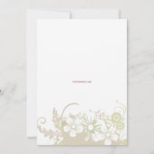 L'amour de votre vie Invitation Baby shower neutre (Dos)