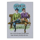 L'amour dépose une déclaration de revenus conjoint (Devant)