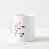 L'Amour des Mugs Expressifs est.. (Devant gauche)