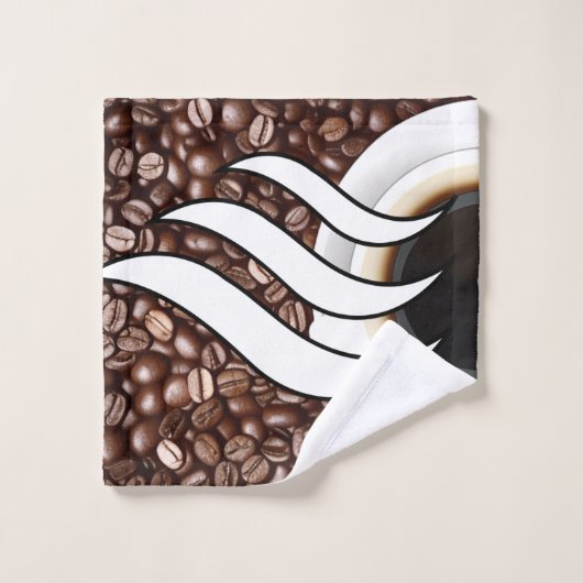 L'amour du café (Gant de toilette)