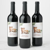 L'amour du café est brasser le Étiquette de boutei (Bouteilles)