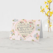 L'amour d'une mère - Carte de voeux (Fleur jaune)