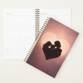 L'amour d'une mère – Maman de 3 enfants silhouette (Devant avec enveloppe)