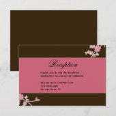 L'amour en fleurs : Invitation à la réception de m (Devant / Derrière)