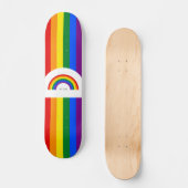 L'amour est amour arc-en-ciel skateboard (Recto)