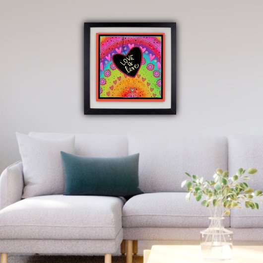 L'amour est amour Rainbow Inspirivity Poster