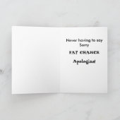 L'amour est... Carte de vœux. (Intérieur)