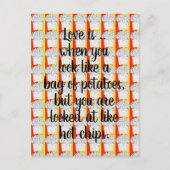 L'amour est .. Carte postale (Devant)