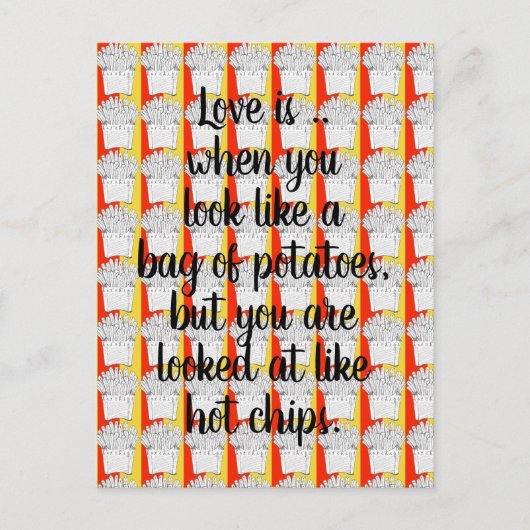 L'amour est .. Carte postale (Devant)