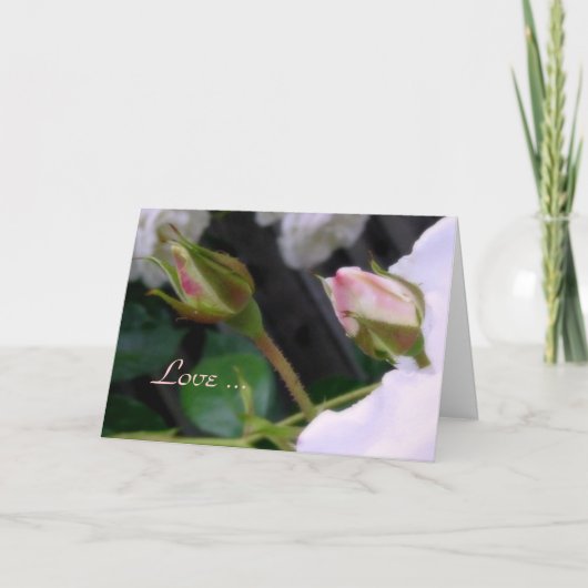 L'amour est… carte romantique de Valentine (Devant)