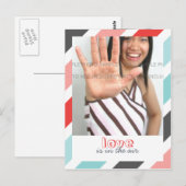 L'amour est... Cartes postales de photos à la fron (Devant / Derrière)