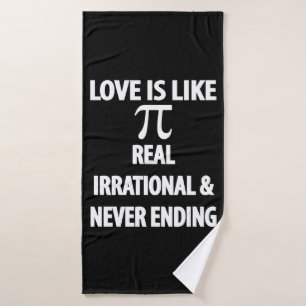 L'amour est comme Pi Real Irrationnel et ne finit