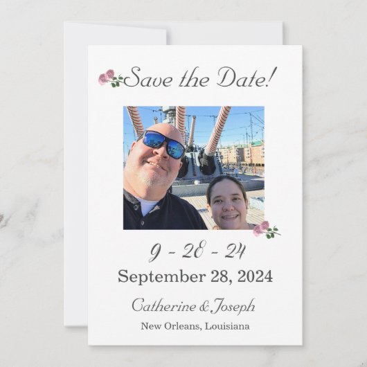 L'amour est dans Bloom Wedding Save The Date (Devant)