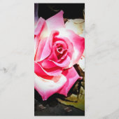L'amour est dans Fleur Mariage Réception Carte Men (Dos)