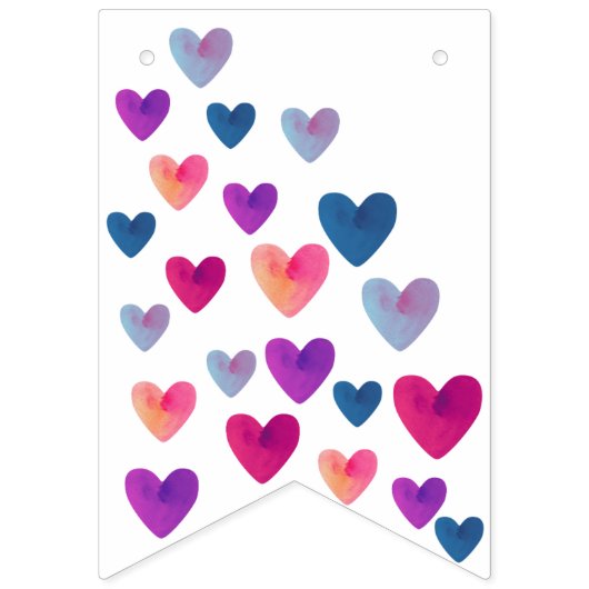 L'amour est dans la bannière aérienne (Premier drapeau)