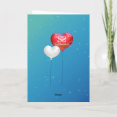 L'Amour Est Dans La Carte De Voeux D'Air Valentine (Dos)