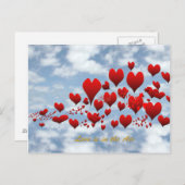 l'amour est dans la carte postale aérienne (Devant / Derrière)