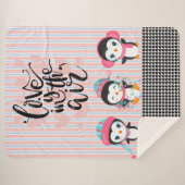 L'amour est dans la couverture à air pingouin (Devant (Horizontal))