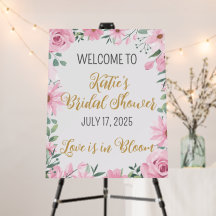 L'amour est dans l'Affiche de bienvenue Fête des m