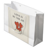 L'amour est dans l'air - Accrocher les coeurs Sacs (Devant Angle)