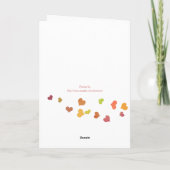 L'amour est dans l'air Bonne carte d'anniversaire (Dos)