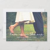 L'amour est dans l'air carte photo de la Saint Val (Devant)